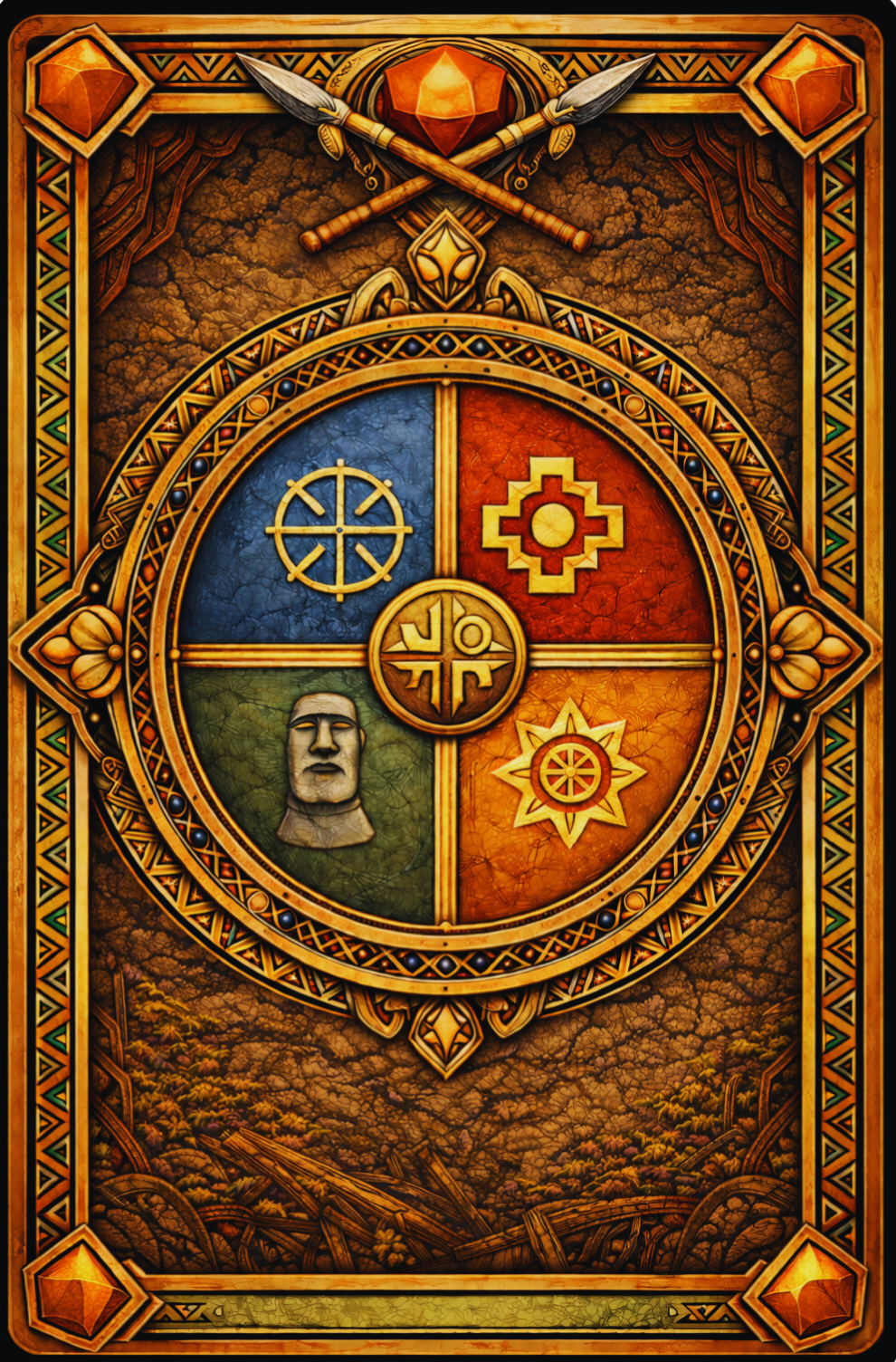 Mockup del juego Energía Ancestral